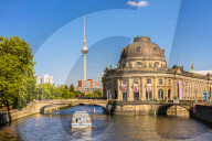 Bode Museum on the River Spree in Berlin, Germany, Europe