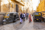 Golden City Fort Jaisalmer, Rajasthan, India, Asia,