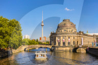 Bode Museum on the River Spree in Berlin, Germany, Europe