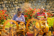 Women Weavers in Handspun Hope NGO- Volcanoes National Park, Rwanda
