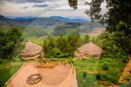 Agandi Eco Lodge (the huts) - Bwindi Impenetrable Forest National Park, Uganda