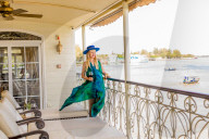 American women tourists aboard the Mekong Princess, as it sails down the Mekong Delta from Cambodia to Vietnam.