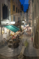 Venice cafes restaurants and street life