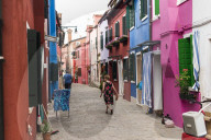 Colourful Burano houses