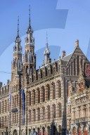 Magna Plaza shopping centre housed in a former 19th centurey post office building, Amsterdam, Netherlands