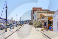 The pretty town of Gaios, the main port and harbour on the island, Paxos, Ionian Islands, Greece