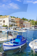The pretty town of Gaios, the main port and harbour on the island, Paxos, Ionian Islands, Greece