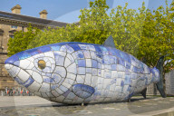 Big Fish, Donegall Quay, Belfast, Northern Ireland, United Kingdom, Europe