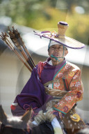 Mounted yabusame archer, Jidai festival, Kyoto, Japan
