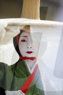 Twelfth century character Tokiwa Gozen, Jidai festival, Kyoto, Japan