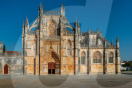 Mosteiro da Santa Maria da Vitoria (Monastery of St. Mary of the Victory), UNESCO World Heritage Site, Batalha, Leiria, Portugal
