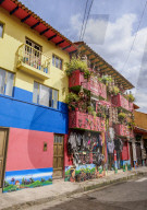 Handicrafts in Raquira, Boyaca Department, Colombia