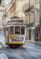 Tram number 28, Lisbon, Portugal