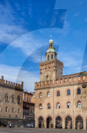 Palazzo d'Accursio, Piazza Maggiore, Bologna, Emilia-Romagna, Italy