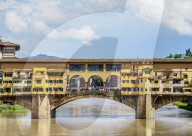 Ponte Vecchio and Arno River, Florence, Tuscany, Italy