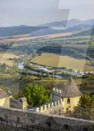 Castle in Stara Lubovna, elevated view, Presov Region, Slovakia