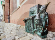 Dwarf Sculpture at the Old Town, Wroclaw, Lower Silesian Voivodeship, Poland