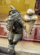 Dwarf Sculpture at the Old Town, Wroclaw, Lower Silesian Voivodeship, Poland