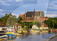 Small port in Frombork, Warmian-Masurian Voivodeship, Poland
