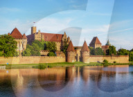 Castle of the Teutonic Order in Malbork, Pomeranian Voivodeship, Poland