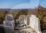 Pilcza Castle Ruins, Smolen, Trail of the Eagles' Nests, Krakow-Czestochowa Upland or Polish Jura, Silesian Voivodeship, Poland