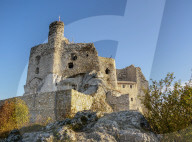 Mirow Castle Ruins, Trail of the Eagles' Nests, Krakow-Czestochowa Upland or Polish Jura, Silesian Voivodeship, Poland