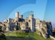 Ogrodzieniec Castle, Podzamcze, Trail of Eagles' Nests, Krakow-Czestochowa Upland or Polish Jura, Silesian Voivodeship, Poland