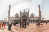 December 2018, Sunset at Jama Masjid, New Delhi, India