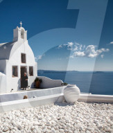 Traditional Greek village of Oia, Santorini