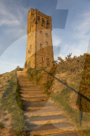 The Victoria or Jubilee Tower at Castle Hill near Almondbury, Huddersfield, West Yorkshire