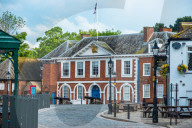 The Old Custom House on Exeter Quay, built in 168. Devon. England. UK.