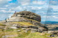 Haytor Rocks, Ilsington, Dartmoor National Park, Devon, England, United Kingdom