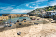 The incredibly picturesque fishing village of Mousehole, Cornwall, UK