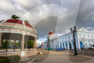 Parque Jose Marti, Palacio del Gobierno, Goverment House, Cienfuegos, UNESCO World Heritage Site, Cuba, West Indies, Caribbean
