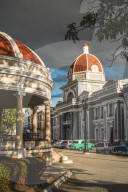Parque Jose Marti, Palacio del Gobierno, Goverment House, Cienfuegos, UNESCO World Heritage Site, Cuba, West Indies, Caribbean
