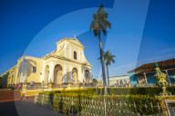 The Church of the Holy Trinity in Plaza Major in Trinidad, UNESCO World Heritage Site,Trinidad, Cuba, West Indies, Caribbean