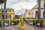 The Church of the Holy Trinity in Plaza Major in Trinidad, UNESCO World Heritage Site,Trinidad, Cuba, West Indies, Caribbean