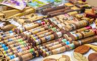 Souvenir market in Vinales, UNESCO, Pinar del Rio Province, Cuba, West Indies, Caribbean, Central America