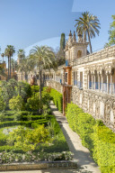 Alcazar Gardens, Seville, Andalusia, Spain, Europe
