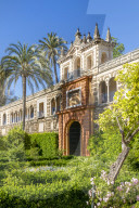 Alcazar Gardens, Seville, Andalusia, Spain, Europe