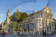 The Catania Cathedral, Catania, Sicily, Italy, Europe