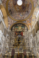 Interior of the Santa Maria dell'Ammiraglio church (also called 'La Martorana'), Palermo, Sicily, Italy, Europe