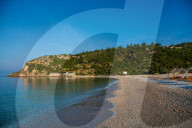 Albania, South coast, Himara, Livadi beach