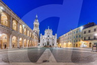 Basilica della Santa Casa, Piazza della Madonna, Loreto, Marche, Italy