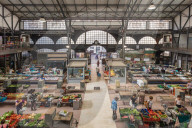 The covered market, Ancona, Marche, Italy