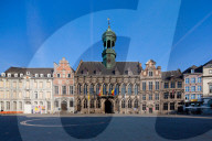 City Hall, Grand Place, Mons, Wallonia, Belgium