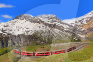 Alp Grum Station, Grigioni, Switzerland