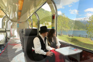 The Bernina Express, Grigioni, Switzerland