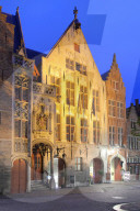 Van Eyck Square, Bruges, Flemish Region, West Flanders, Belgium