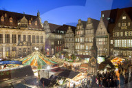 Market Square, Christmas markets, Bremen, Germany